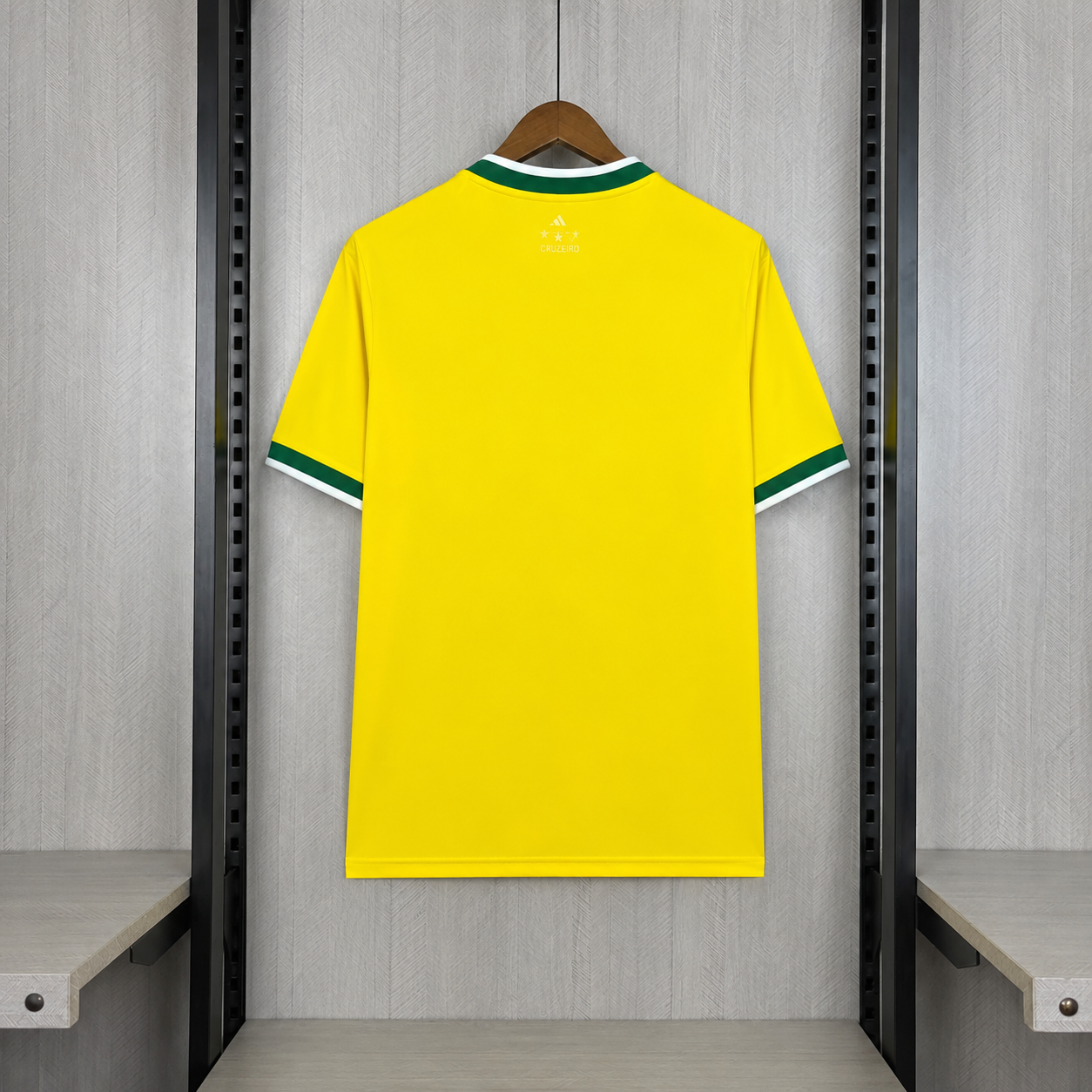 CAMISA MASCULINA CRUZEIRO BRASIL ADIDAS 2026 - AMARELO+VERDE