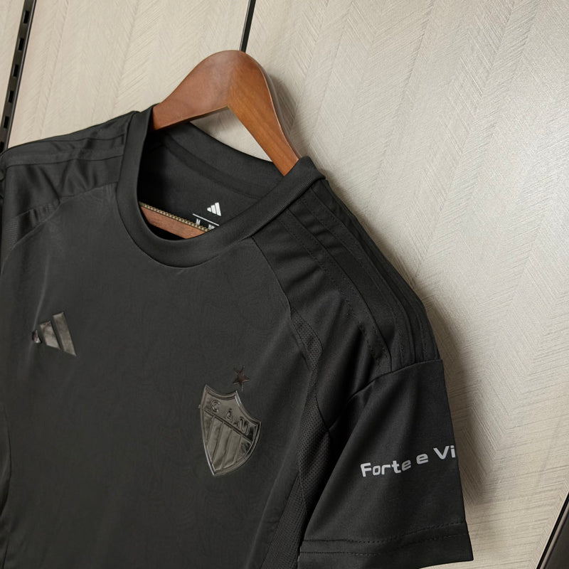 Camisa Atlético Mineiro Treino 25/26 All Black Feminina