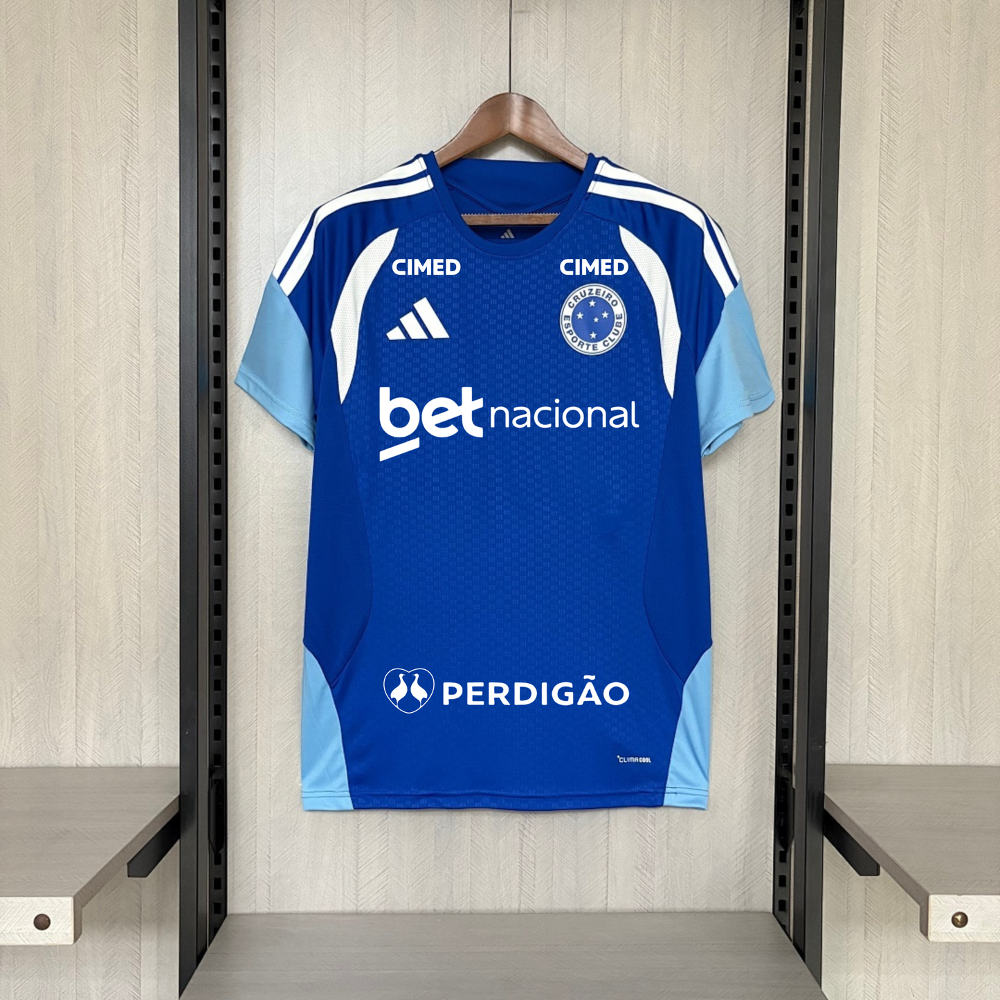 Camisa Cruzeiro 26/27 Treino Masculina - FULL PATROCINIO + PERSONALIZAÇÃO