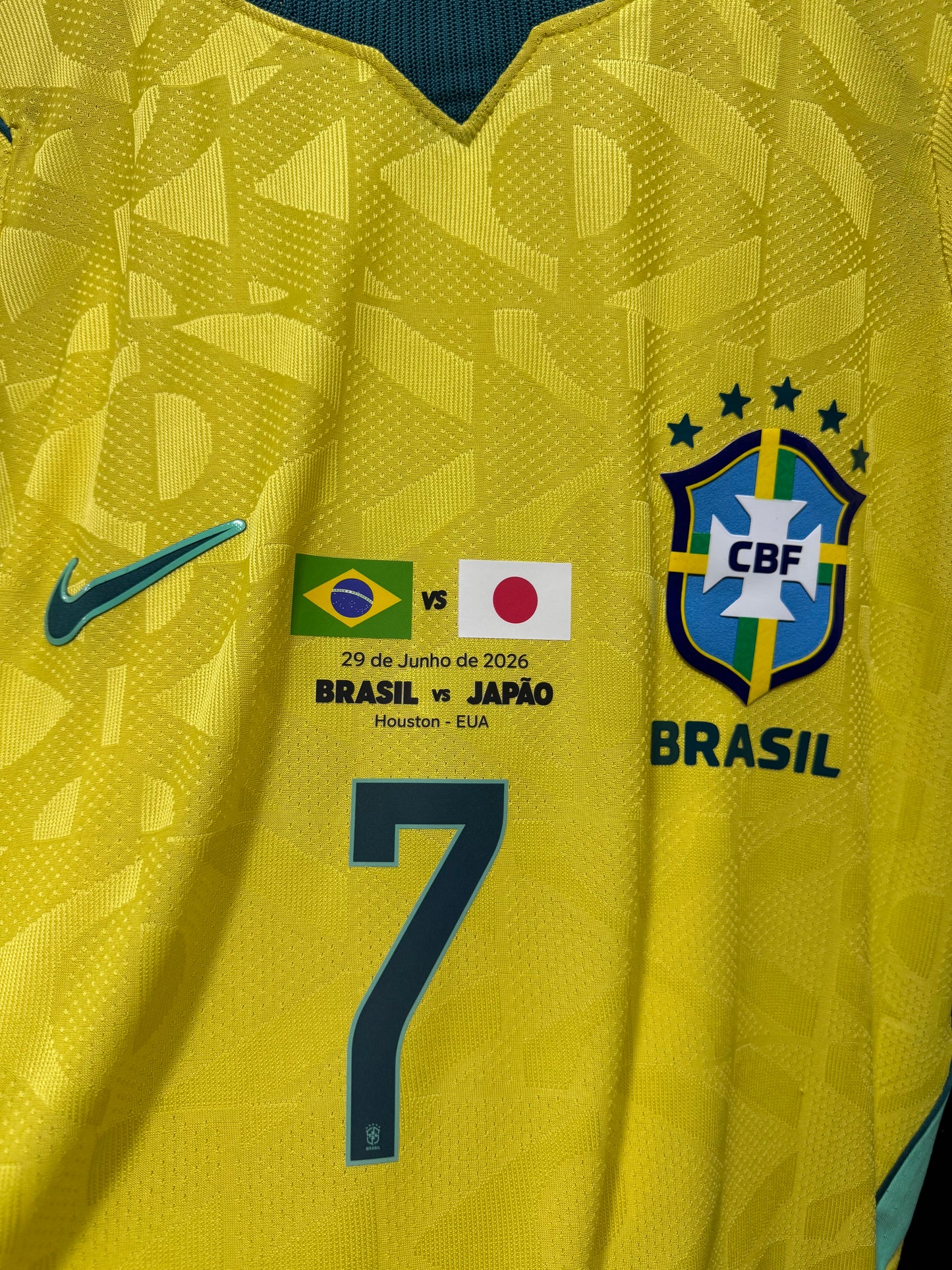 Camisa Seleção Brasileira 2026 - Jogador COMPLETA PATCH + PERSONALIZAÇÃO Pronto Entrega