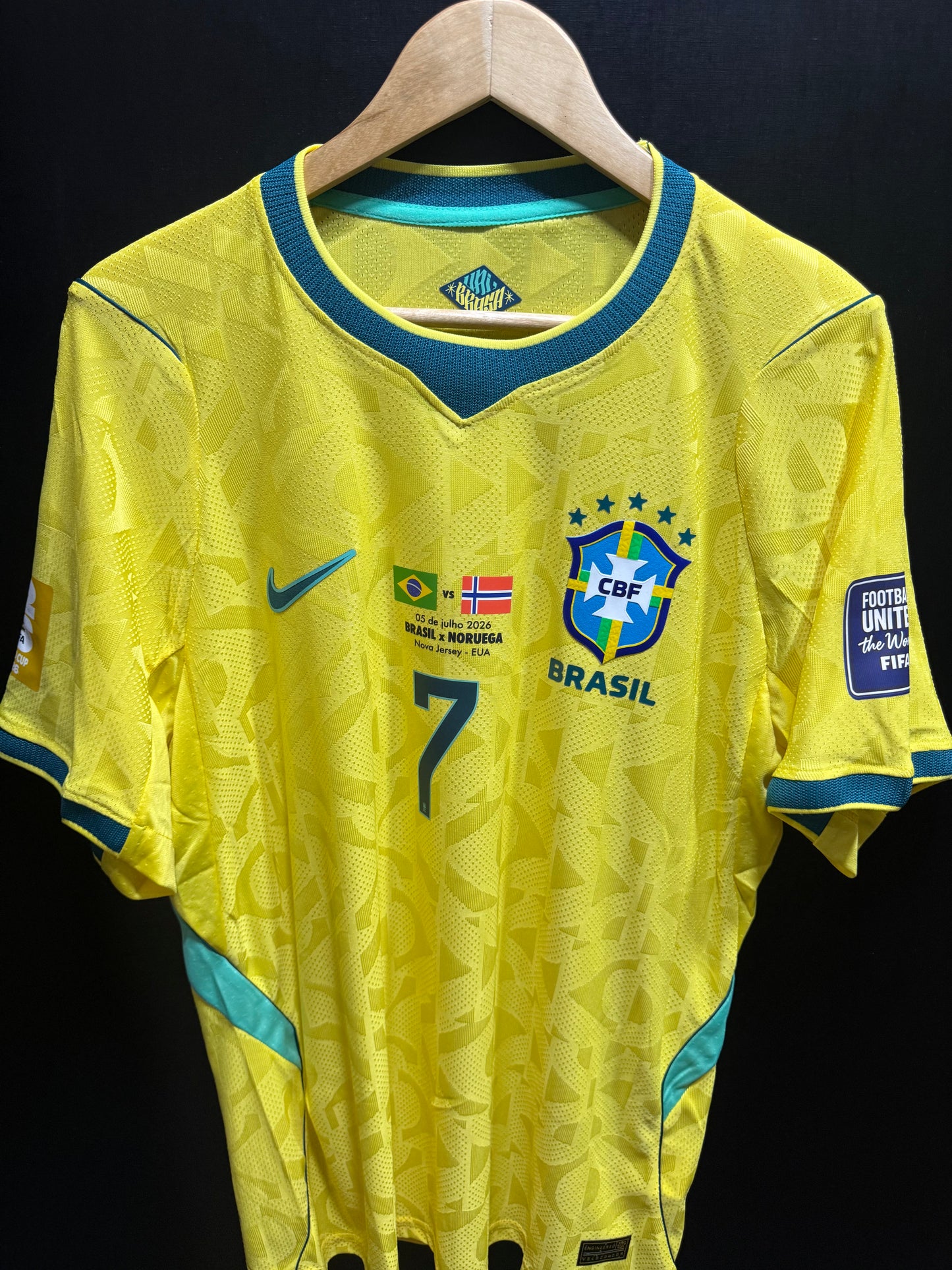 Camisa Seleção Brasileira 2026 - Jogador COMPLETA PATCH + PERSONALIZAÇÃO Pronto Entrega