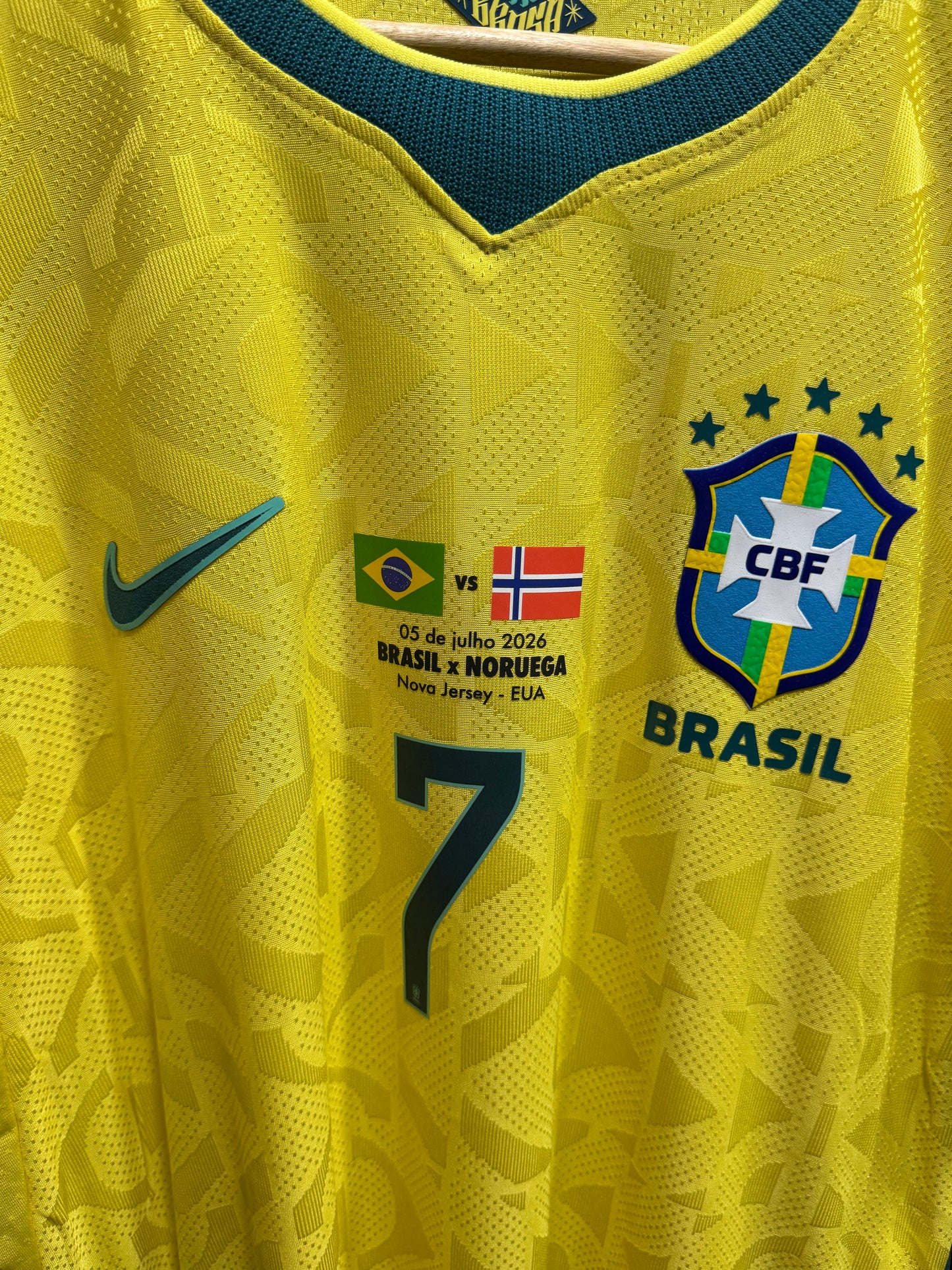 Camisa Seleção Brasileira 2026 - Jogador COMPLETA PATCH + PERSONALIZAÇÃO Pronto Entrega