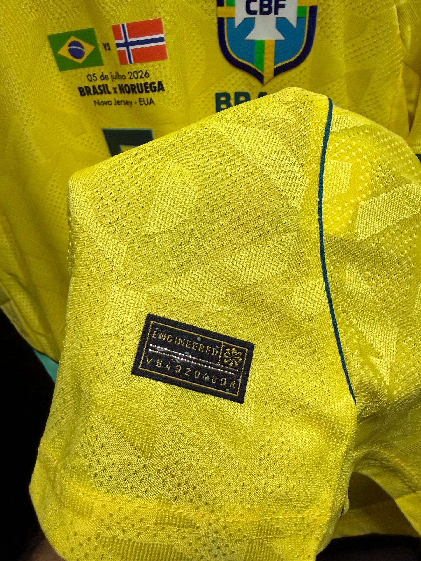 Camisa Seleção Brasileira 2026 - Jogador COMPLETA PATCH + PERSONALIZAÇÃO Pronto Entrega
