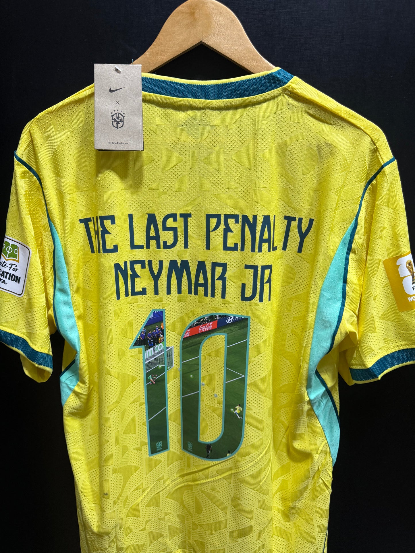 Camisa Seleção Brasileira 2026 - Jogador COMPLETA PATCH + PERSONALIZAÇÃO ULTIMO PENALTI - Pronto Entrega