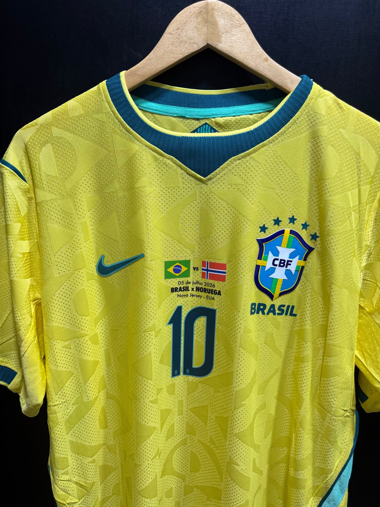Camisa Seleção Brasileira 2026 - Jogador COMPLETA PATCH + PERSONALIZAÇÃO ULTIMO PENALTI - Pronto Entrega