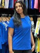 Camisa Cruzeiro Casual Feminina - Azul Royal