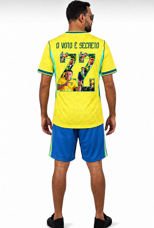 Camisa Seleção Brasileira 2026 - Jogador Pronto Entrega + PERSONALIZAÇÃO GRÁTIS FLAVIO