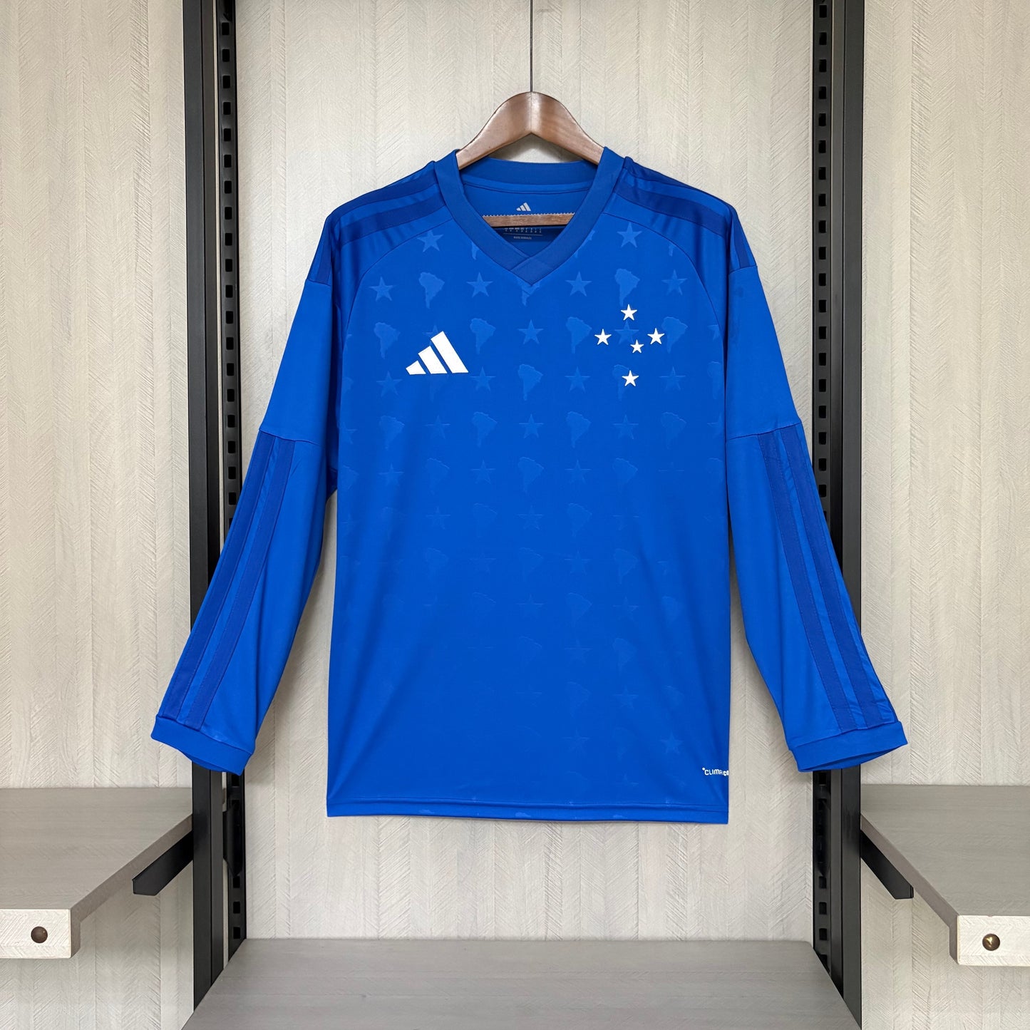 Camisa do Cruzeiro I Manga Longa 26/27 adidas Torcedor Masculina