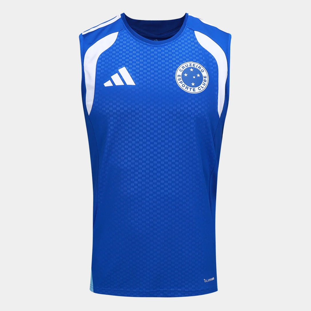 Regata Cruzeiro 26/27 Treino Adidas Masculina - Azul