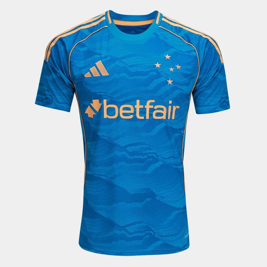 Camisa Cruzeiro III 25/26  Torcedor Adidas Masculina - Azul