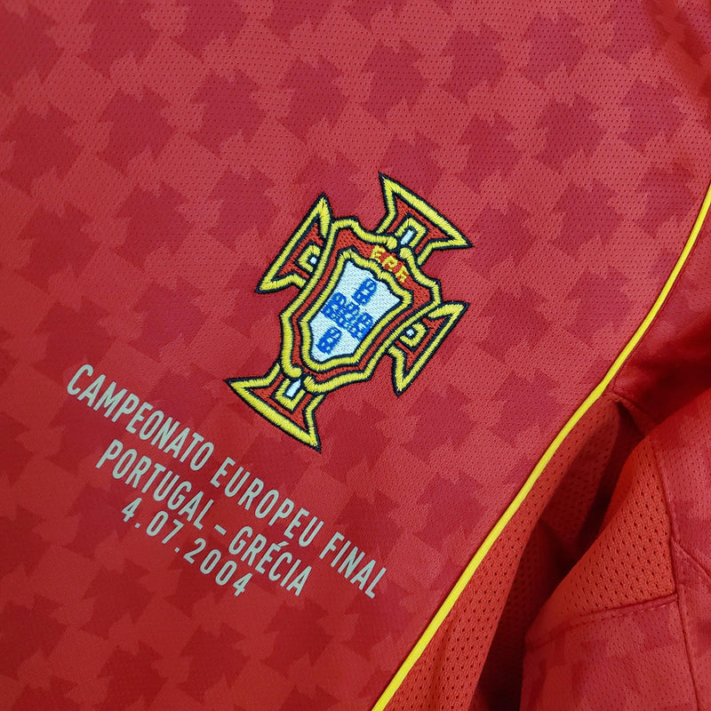 Camisa Retrô Seleção Portugal 2004/04 Home