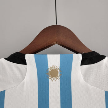 Camisa Seleção Argentina 2022/23 - 3 estrelas - Copa do Mundo