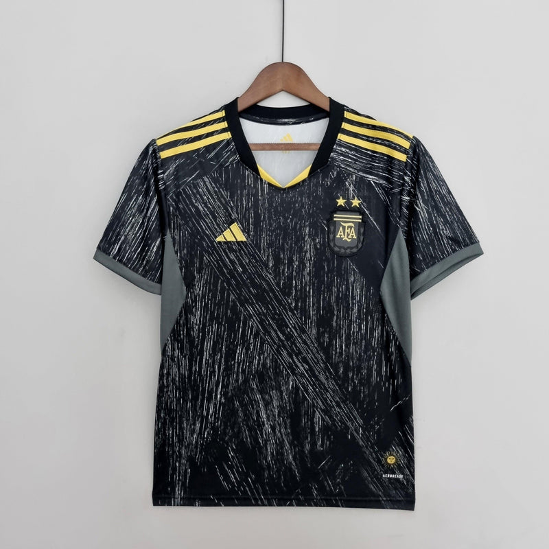 Camisa Seleção Argentina 2020/22 Edição Comemorativa Black/Gold