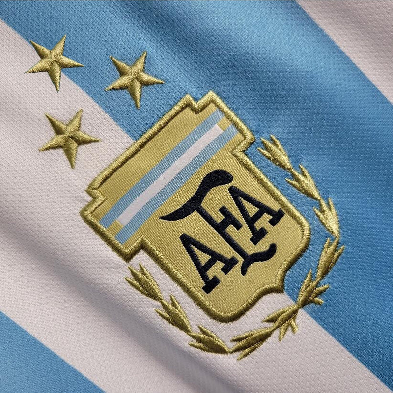 Camisa Seleção Argentina 2022/23 - 3 estrelas - Copa do Mundo